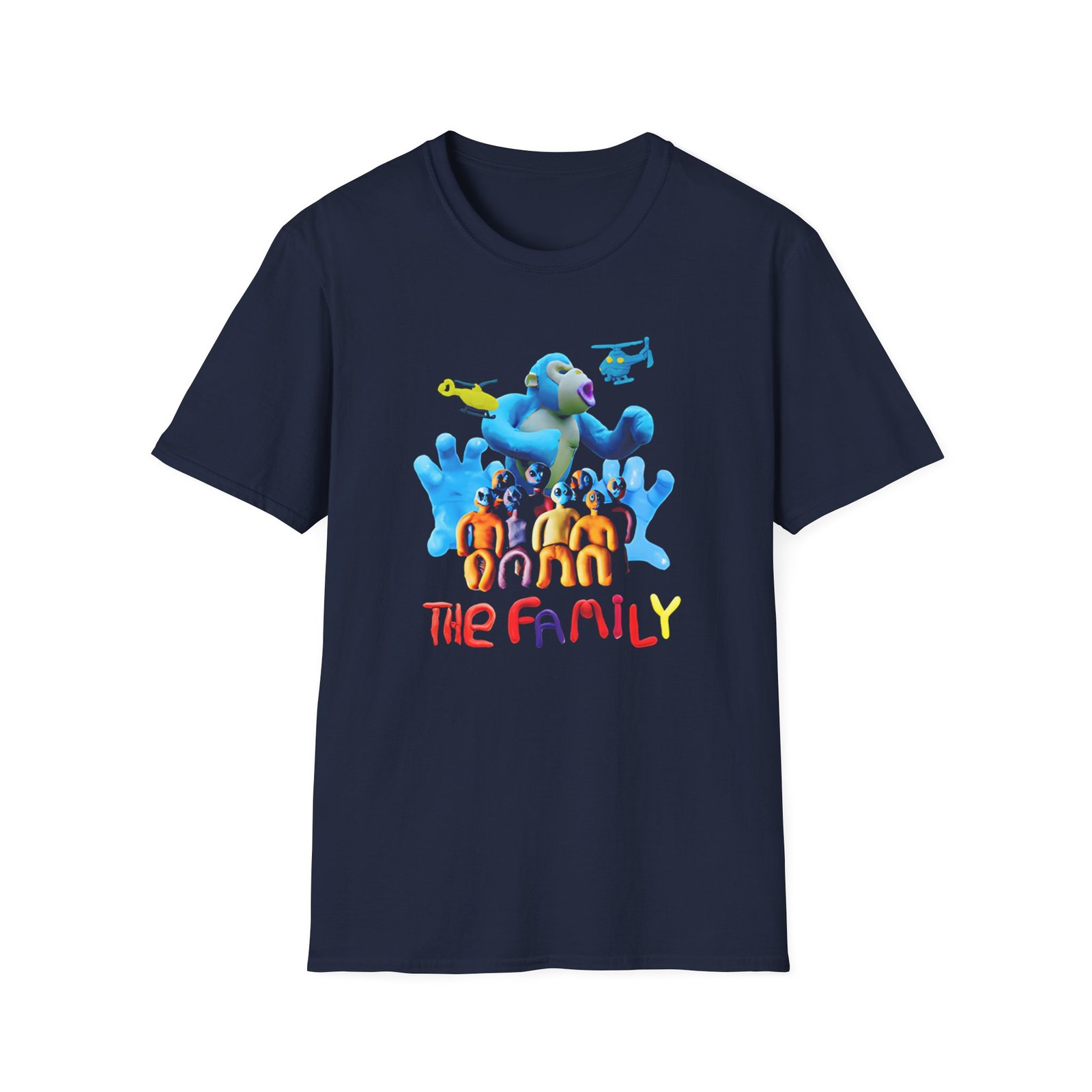 B Clay Figures Unisex Softstyle T-Shirt