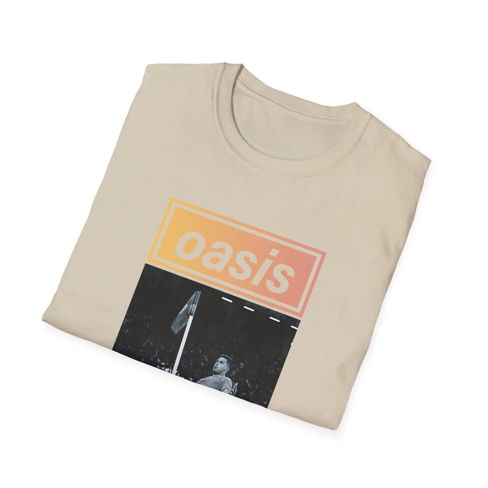 Oasis Man City Slide Away Unisex Softstyle T-Shirt