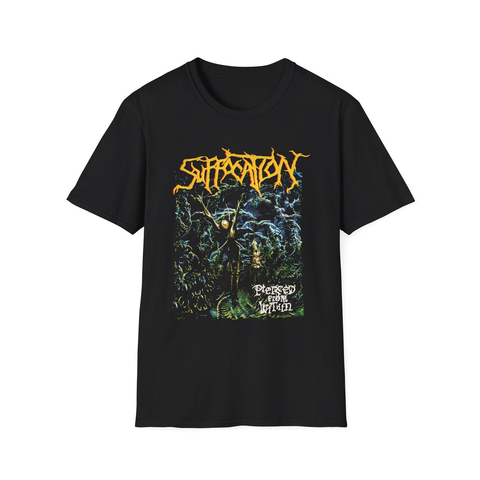 Suffocation Pierced From Within Unisex Softstyle T-Shirt