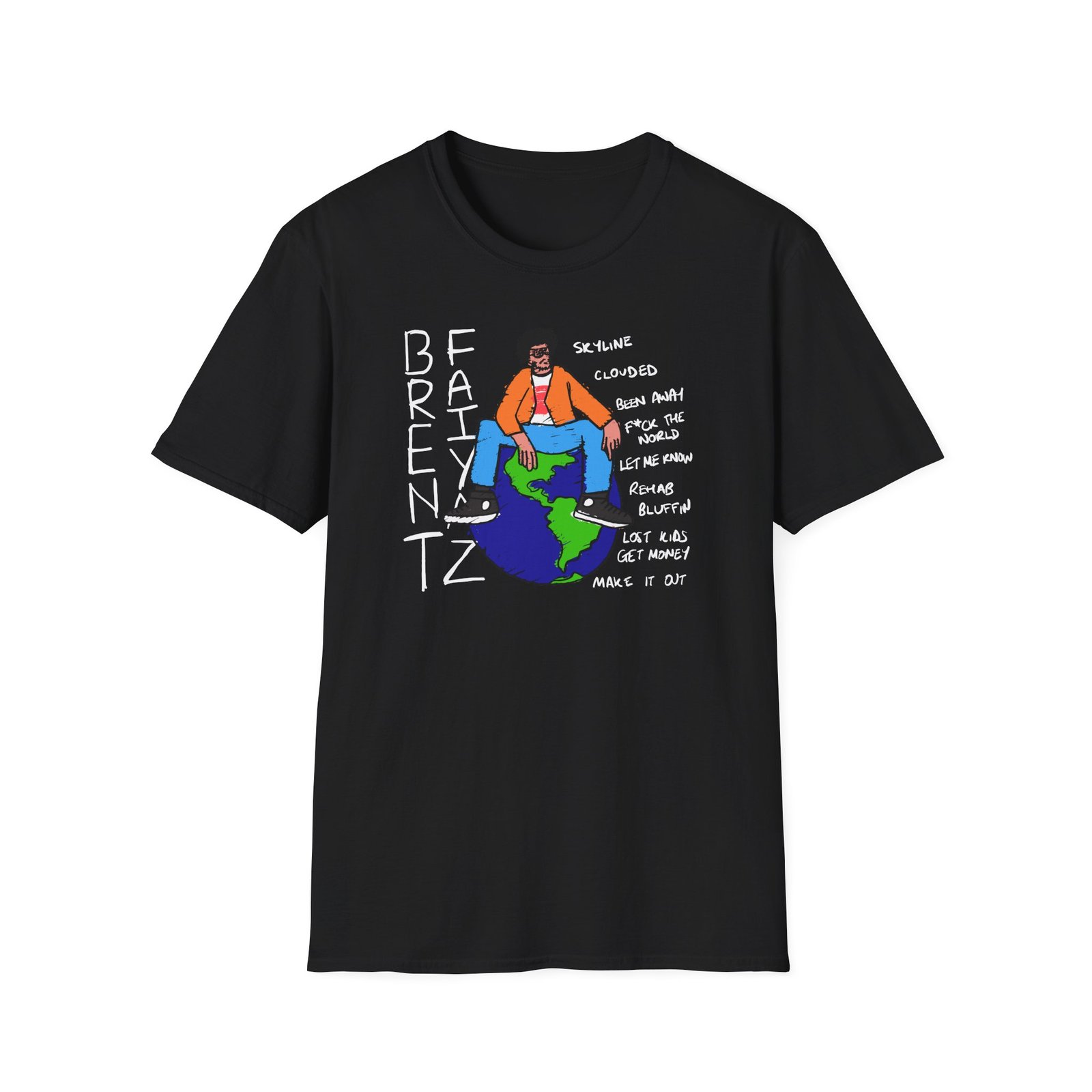 Brent Faiyaz Sketchbook Unisex Softstyle T-Shirt