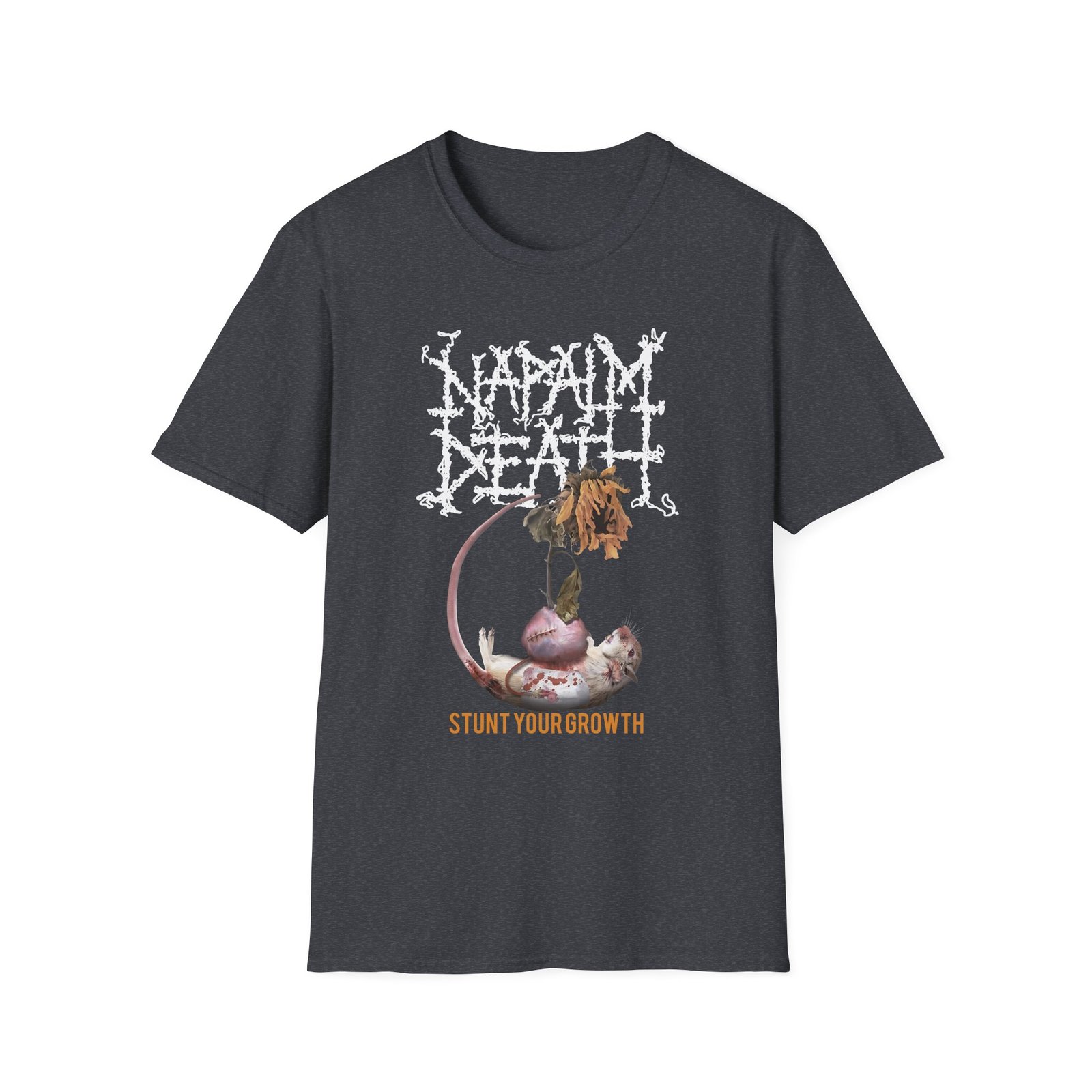 Napalm Death Stunt your Growth Unisex Softstyle T-Shirt