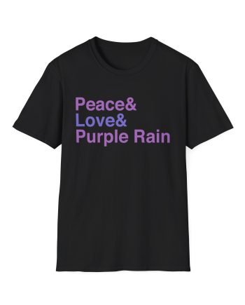 Prince & Love & Purple Rain Unisex Softstyle T-Shirt