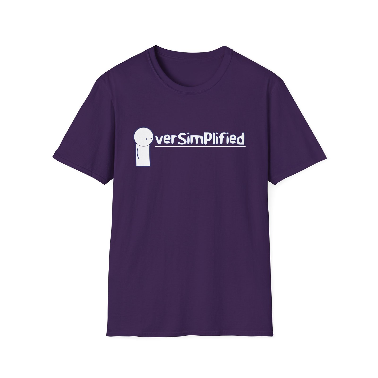 Oversimplified Logo Unisex Softstyle T-Shirt