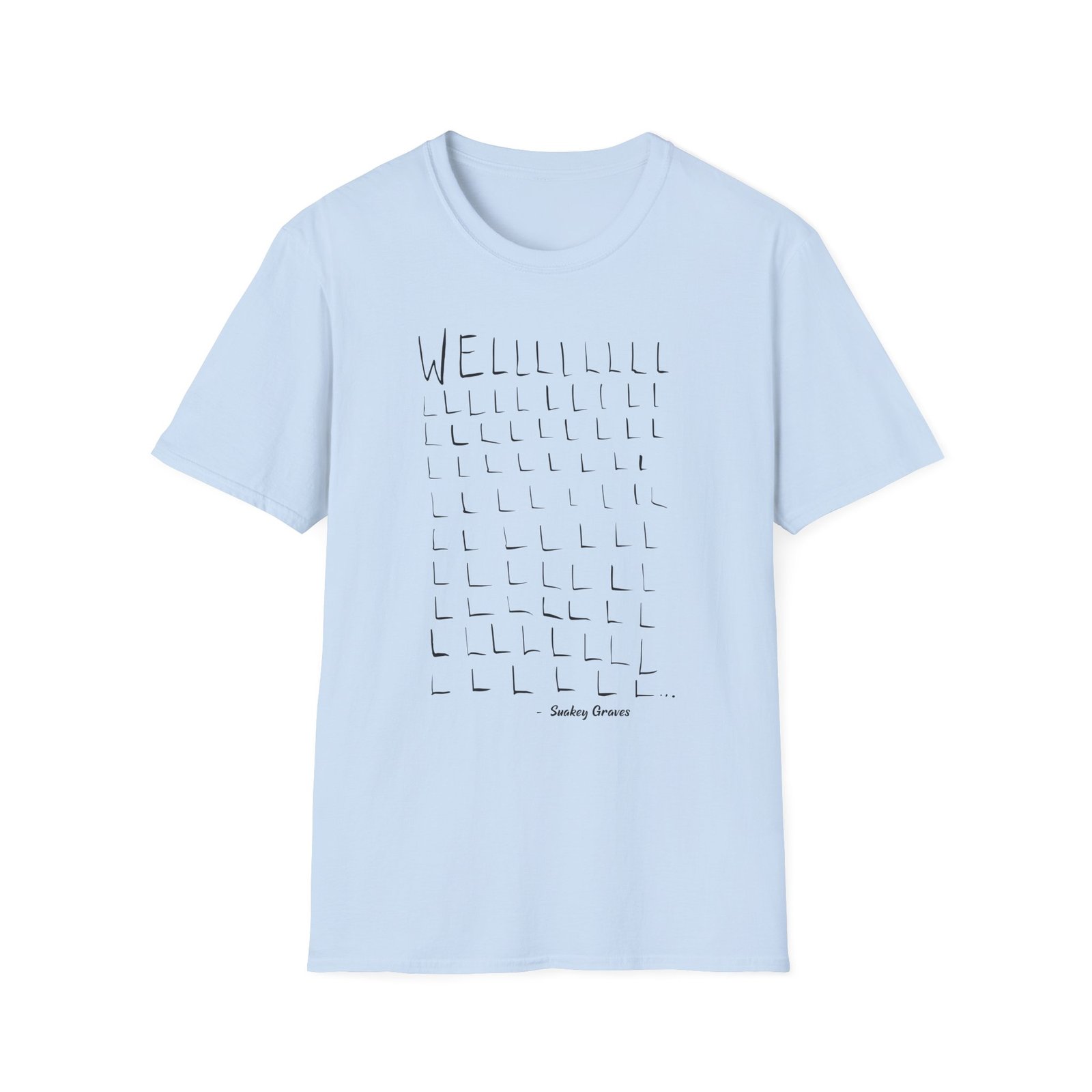 Shakey Graves WELLLL Unisex Softstyle T-Shirt