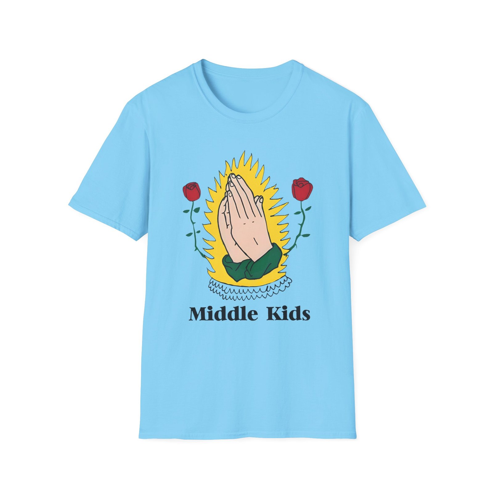 Middle Kids Praying Hands Unisex Softstyle T-Shirt