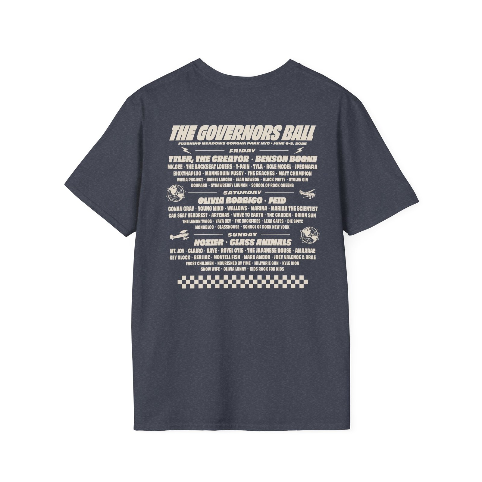 Gov Ball Gov Bop Lineup Unisex Softstyle T-Shirt