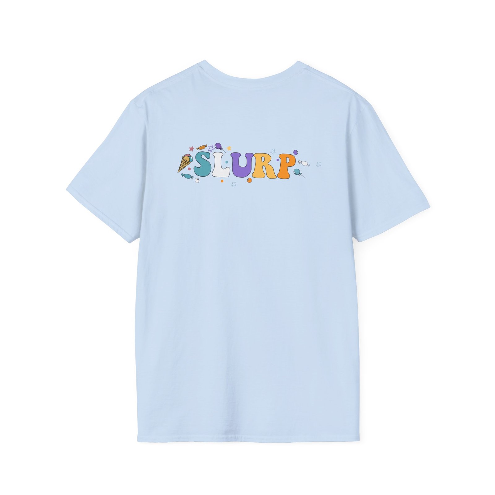 Derkslurp Smiley Face Unisex Softstyle T-Shirt