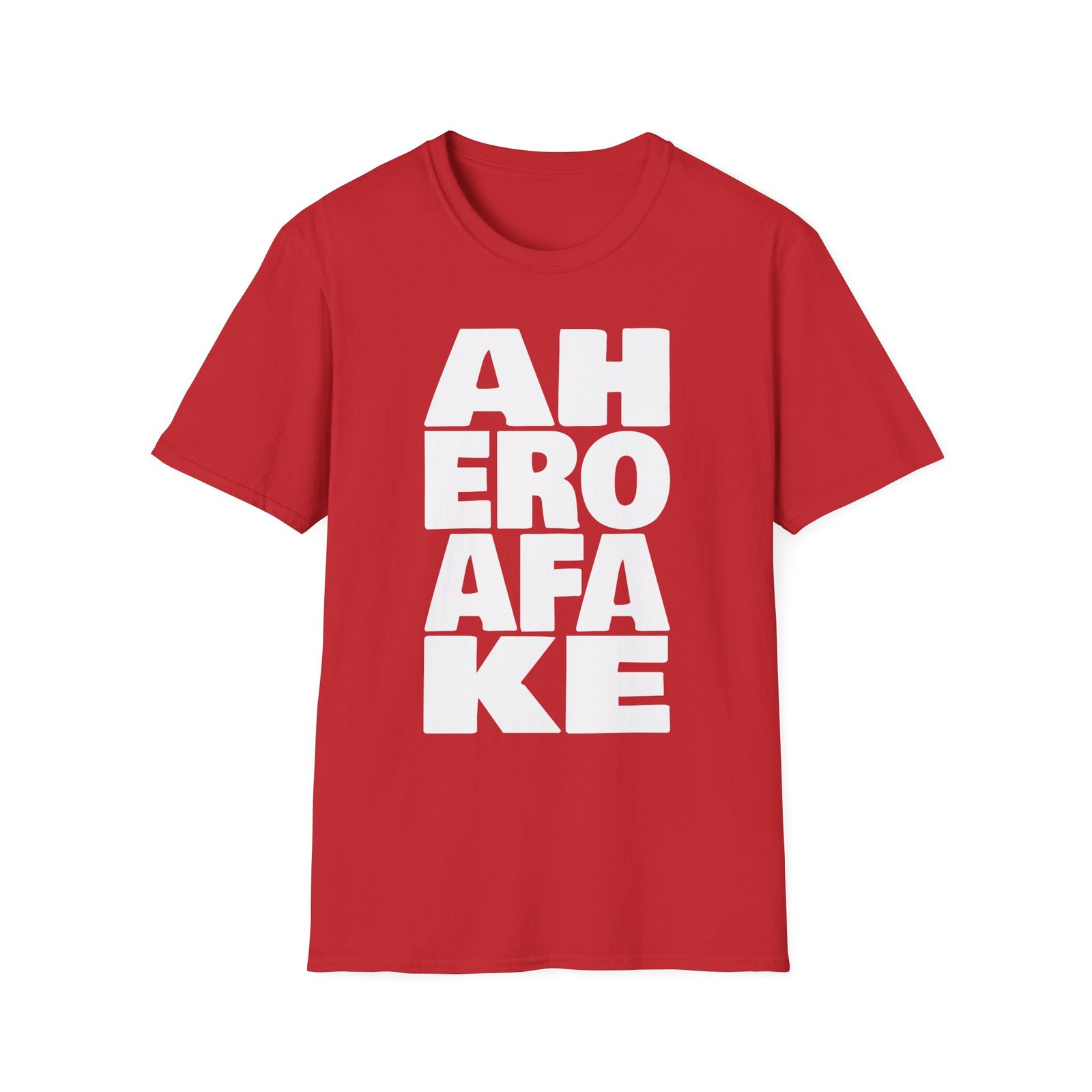 A Hero a Fake Unisex Softstyle T-Shirt