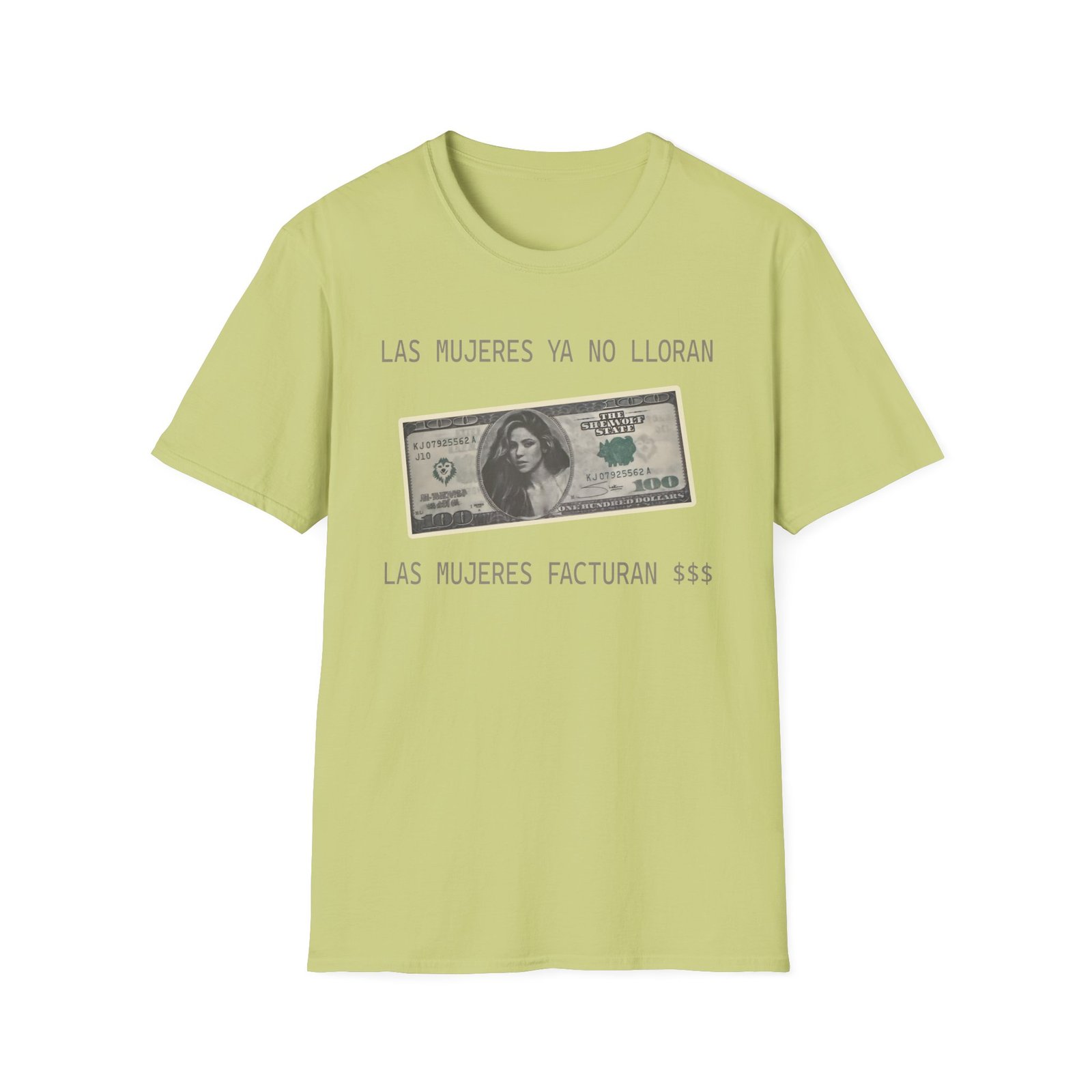 Shakira Dollar Bill Unisex Softstyle T-Shirt