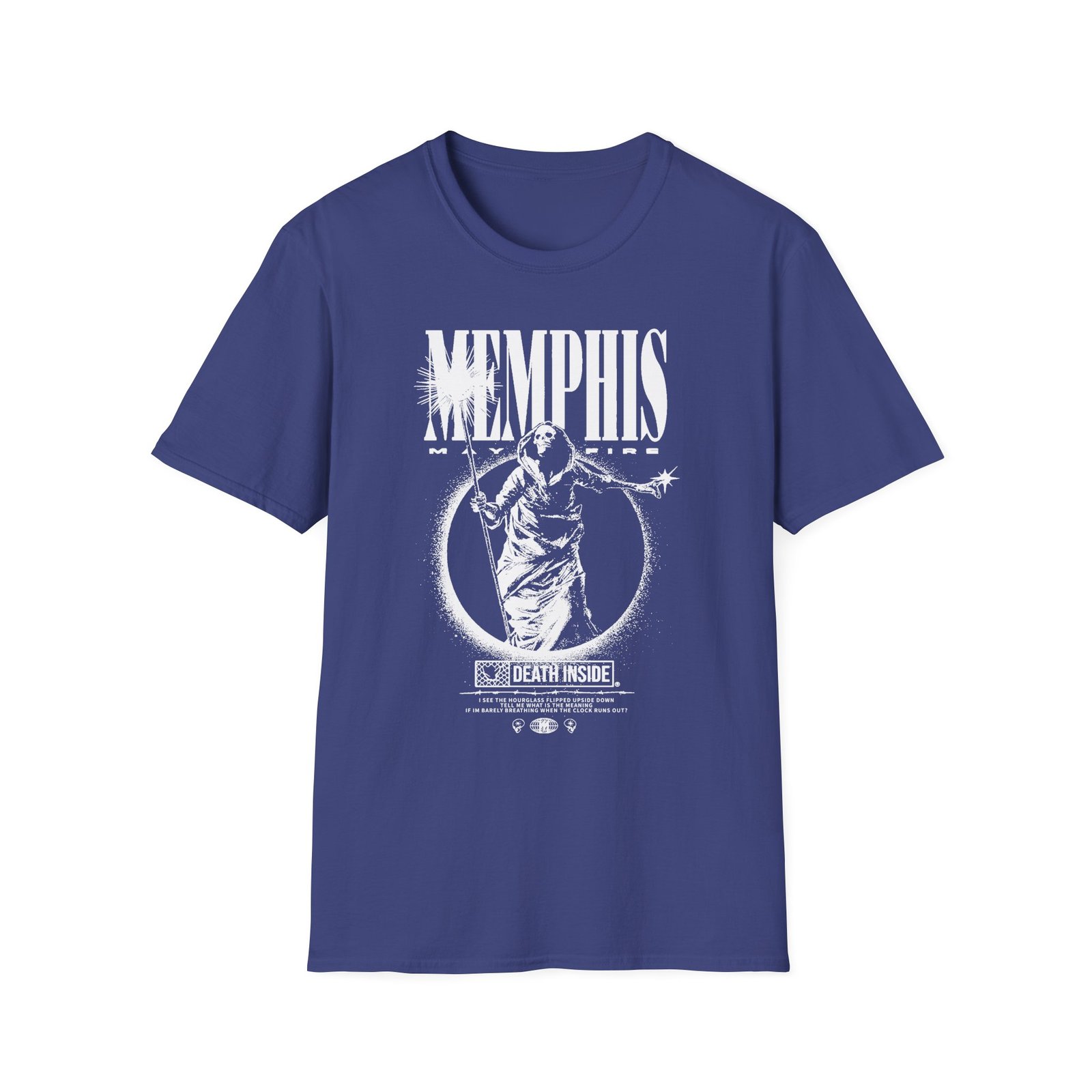 Memphis May Fire Death Staff Oxblood Unisex Softstyle T-Shirt