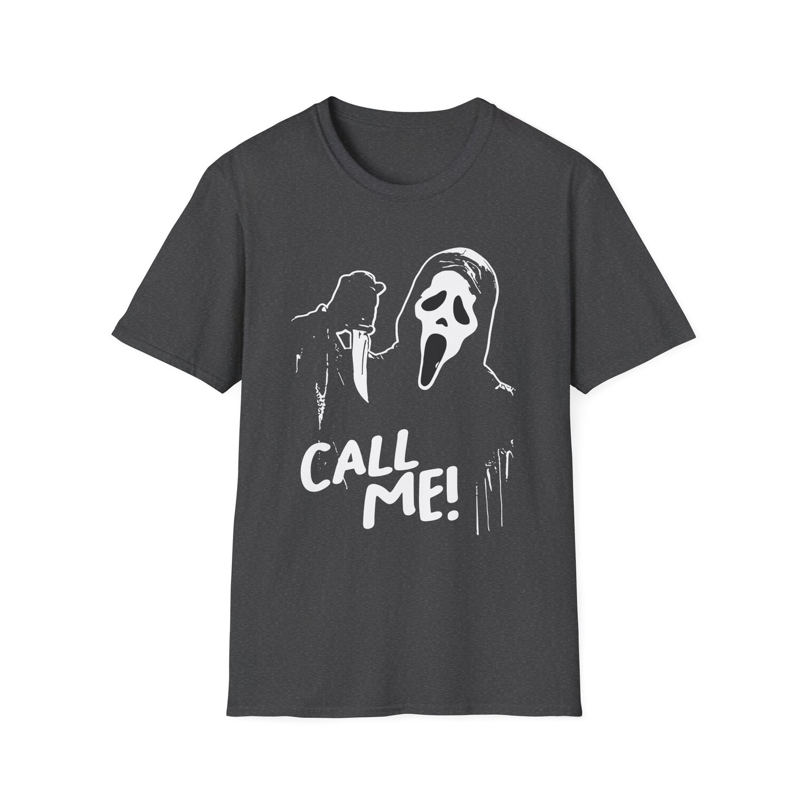 Ghostface CALL ME Unisex Softstyle T-Shirt