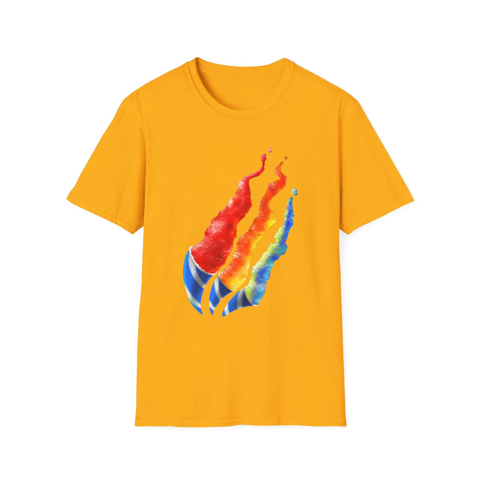Preston Snowcone Flame Unisex Softstyle T-Shirt