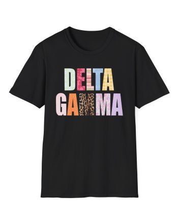 Delta Gamma Scrapbook Sorority Unisex Softstyle T-Shirt