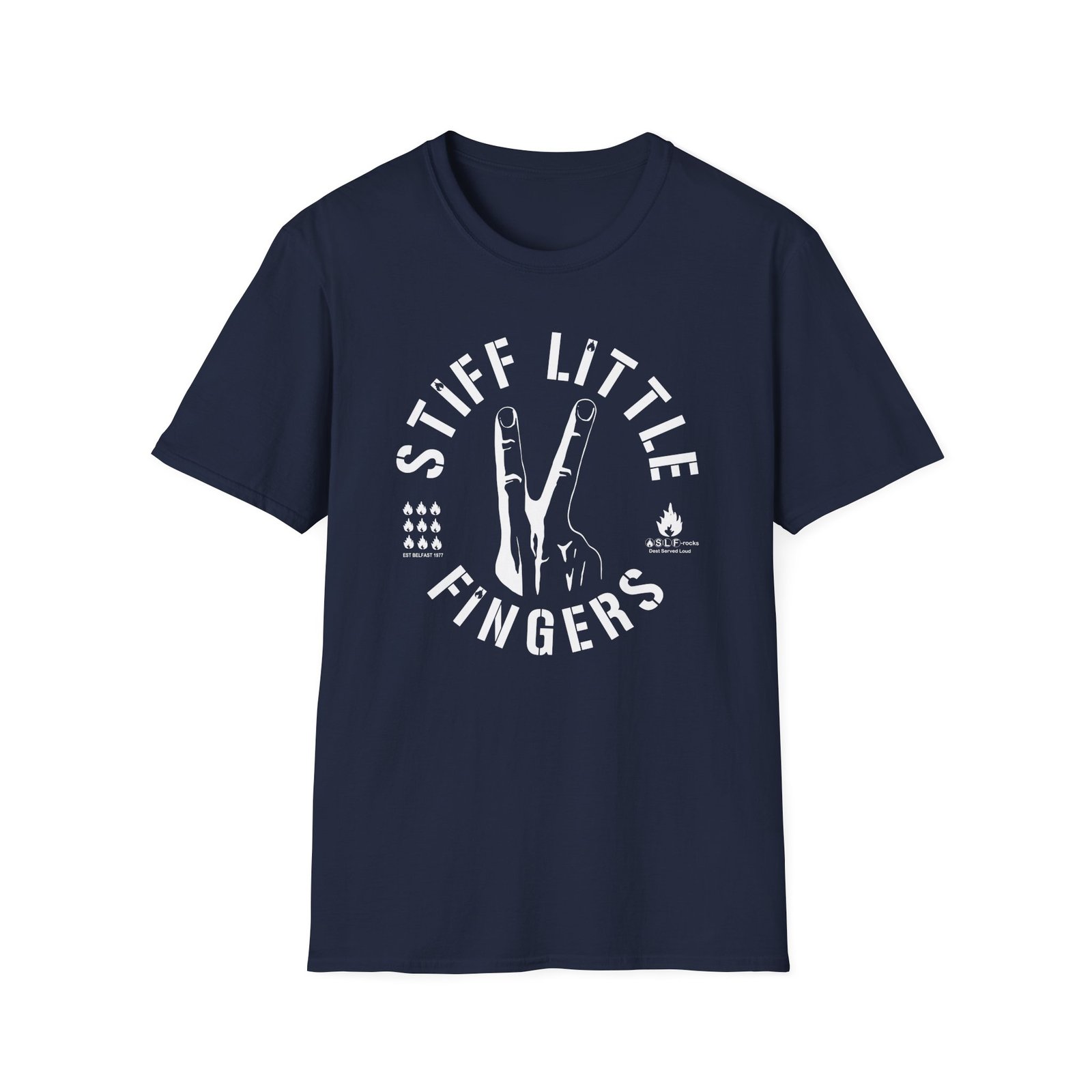 Stiff Little Fingers Unisex Softstyle T-Shirt