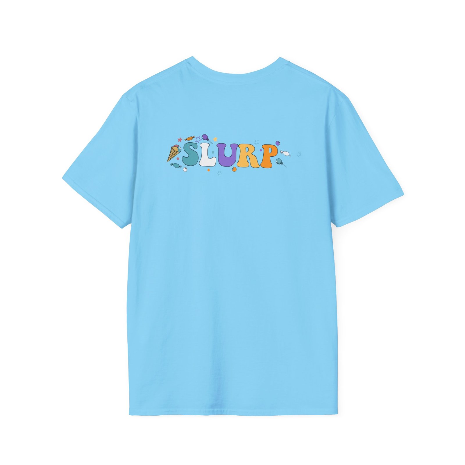 Derkslurp Smiley Face Unisex Softstyle T-Shirt