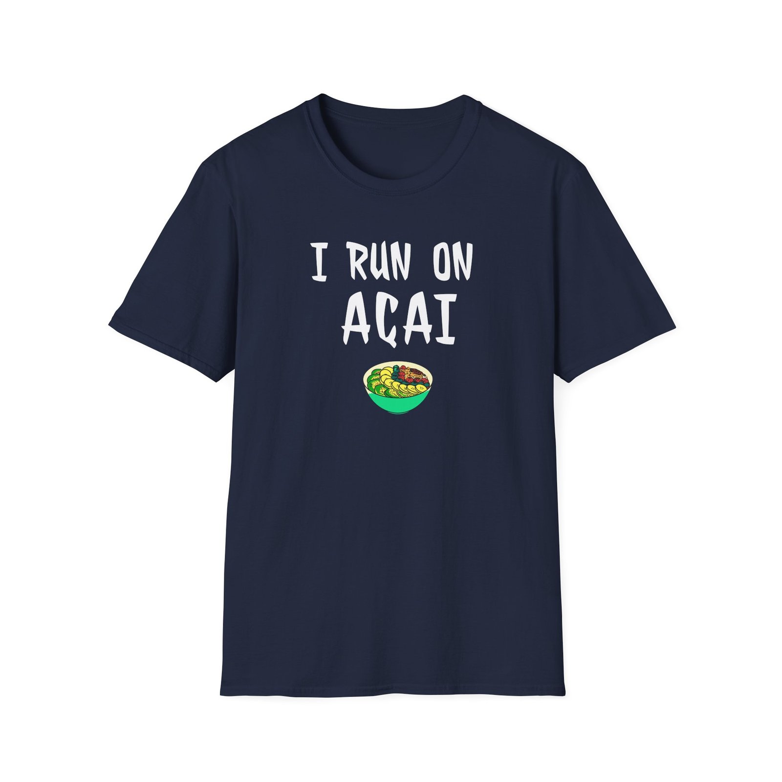 I Run on Acai Unisex Softstyle T-Shirt