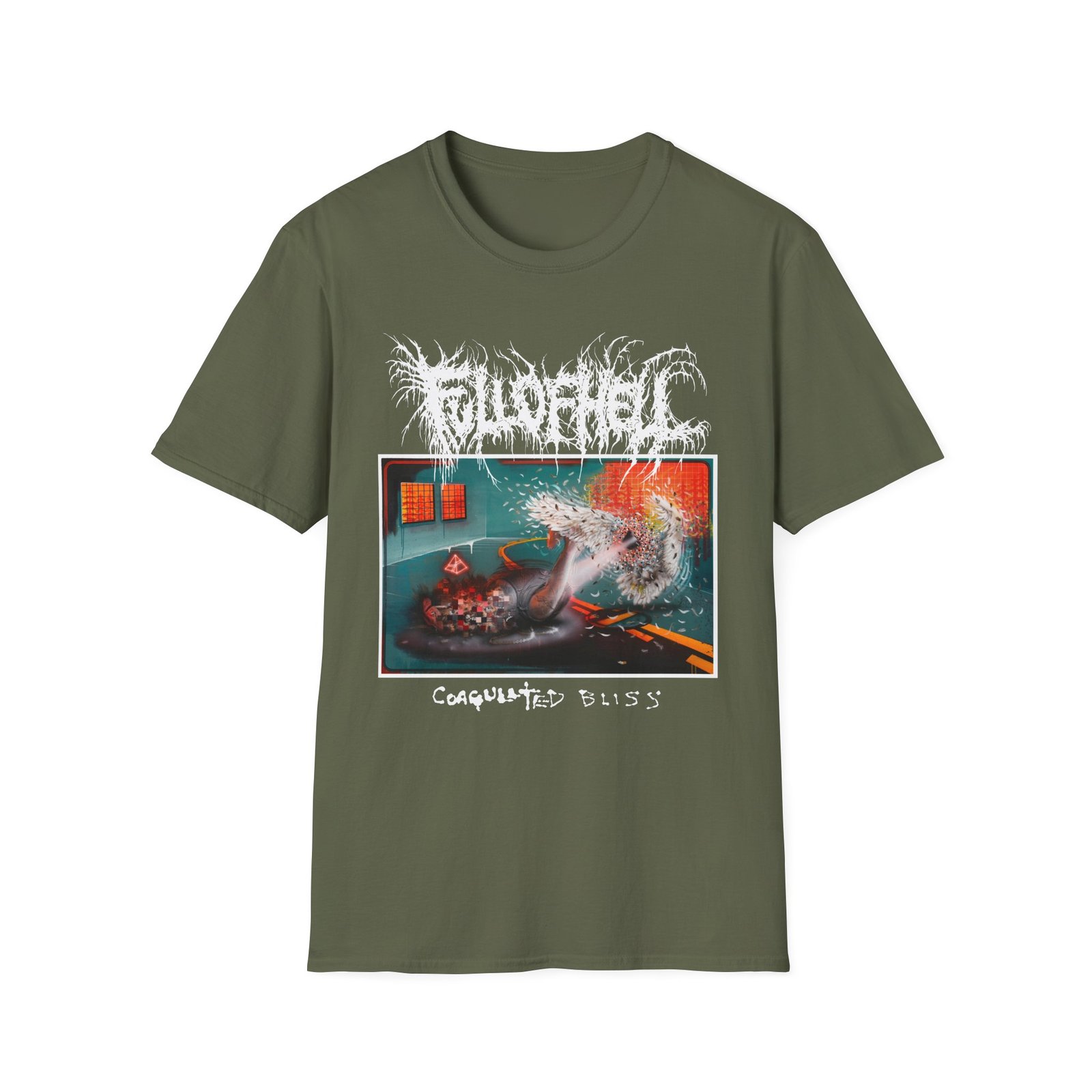 Full of Hell Coagulated Bliss Cover Unisex Softstyle T-Shirt