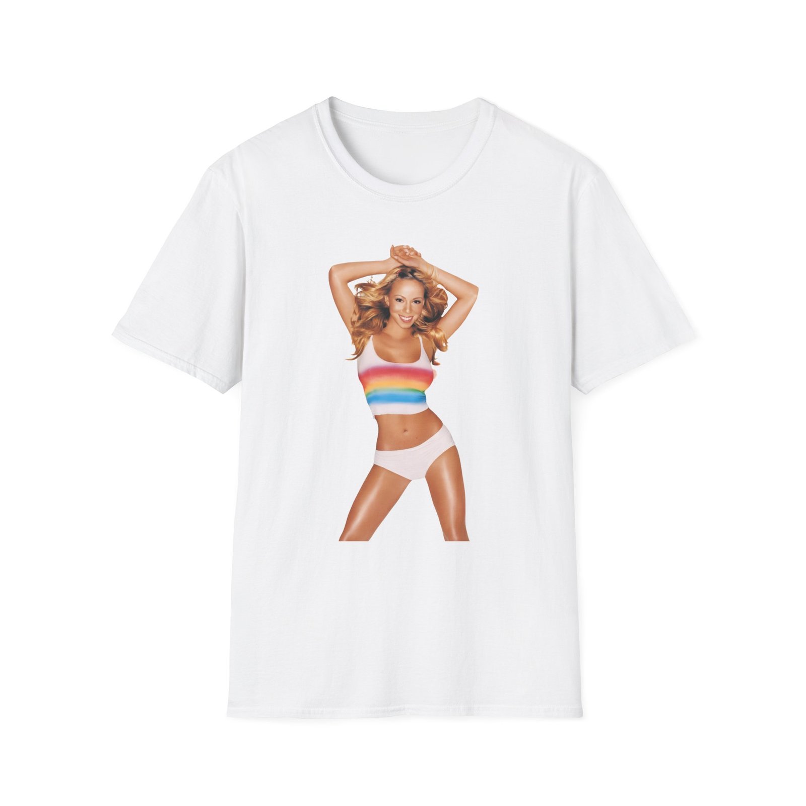 Mariah Carey Rainbow Unisex Softstyle T-Shirt