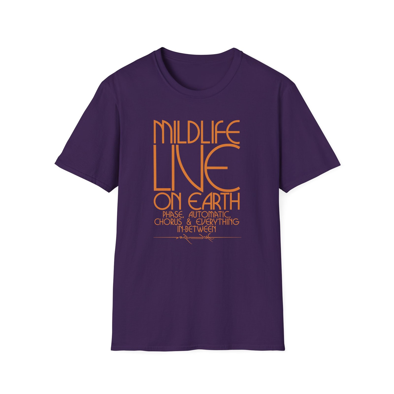 Mildlife Live on Earth Unisex Softstyle T-Shirt