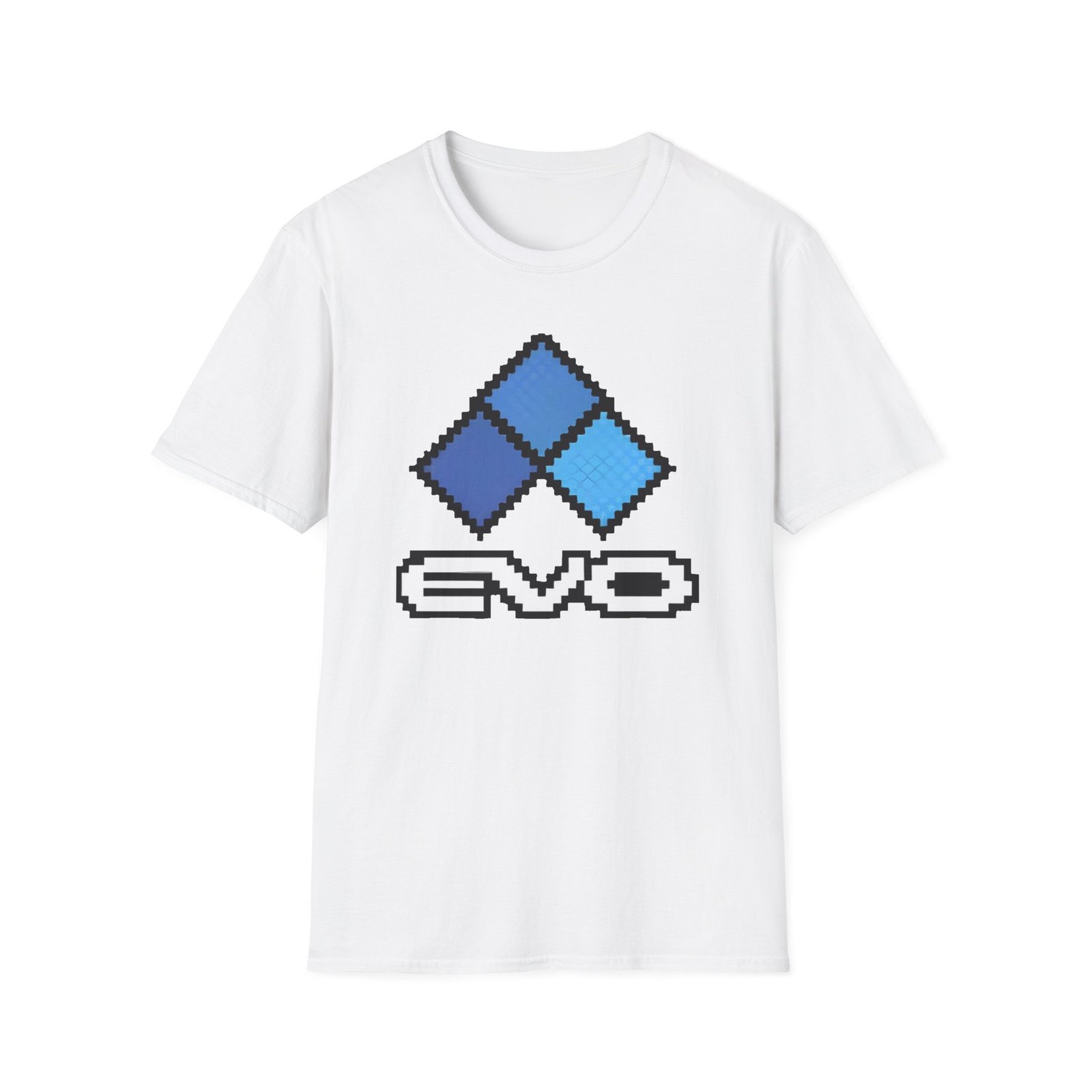 Evo 8 Bit Logo Returns Unisex Softstyle T-Shirt