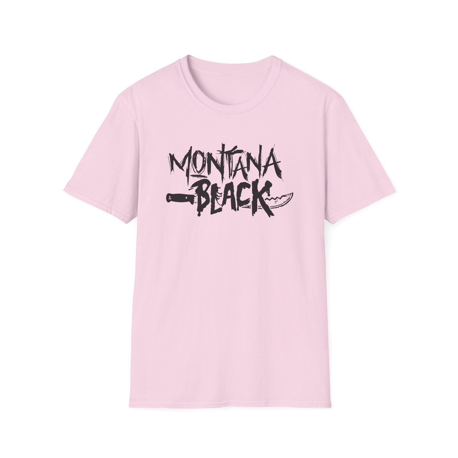 Montana Black Unisex Softstyle T-Shirt