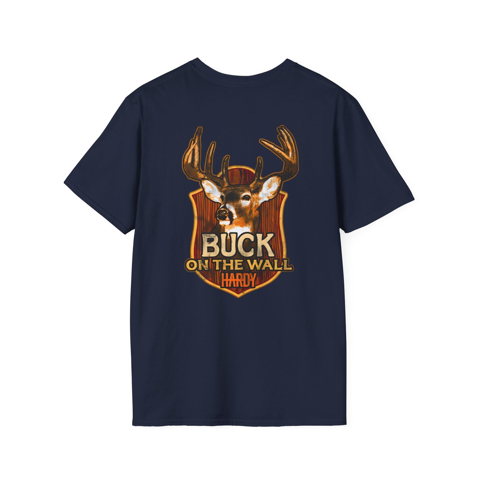 Hardy Buck on the Wall Unisex Softstyle T-Shirt