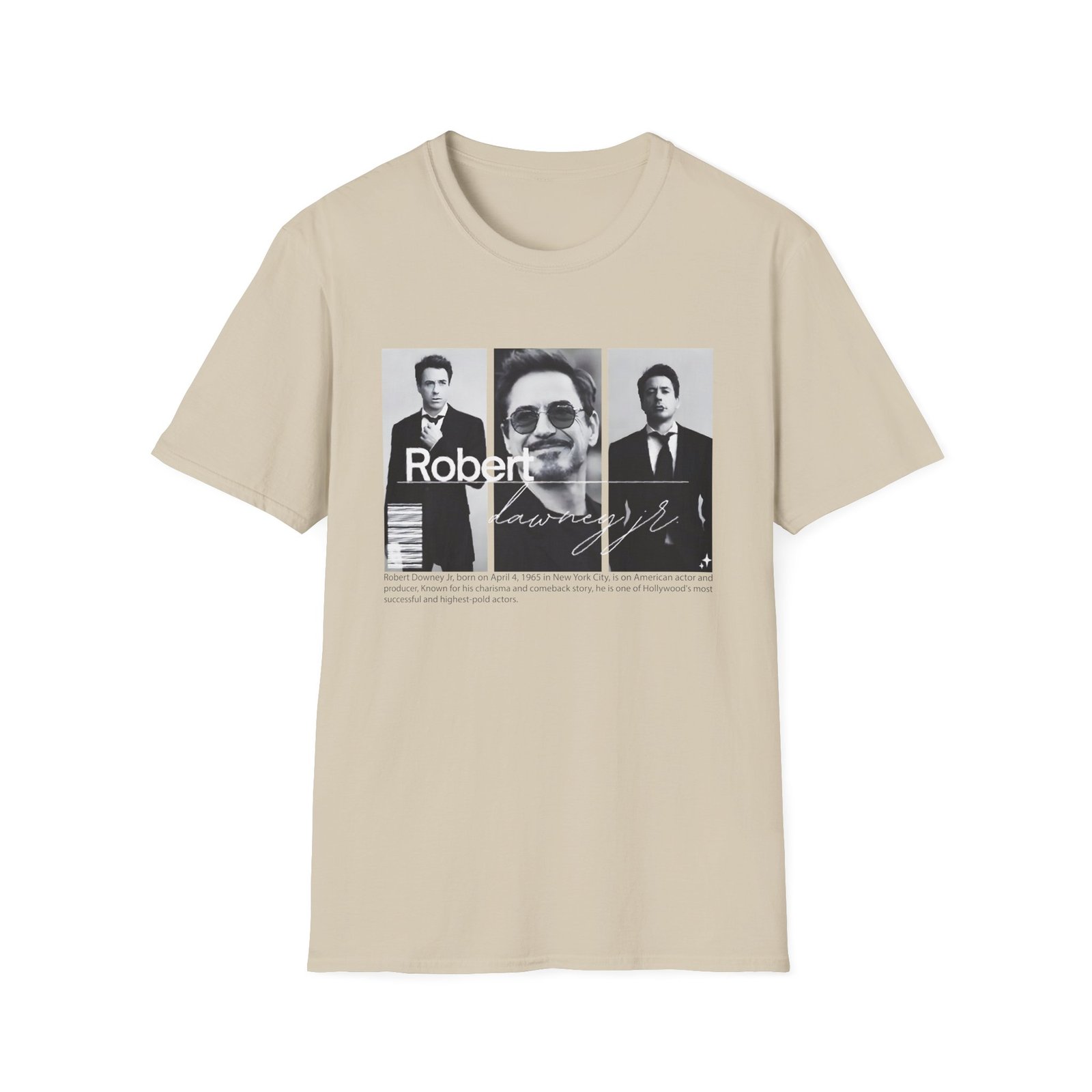 Robert Downey Unisex Softstyle T-Shirt