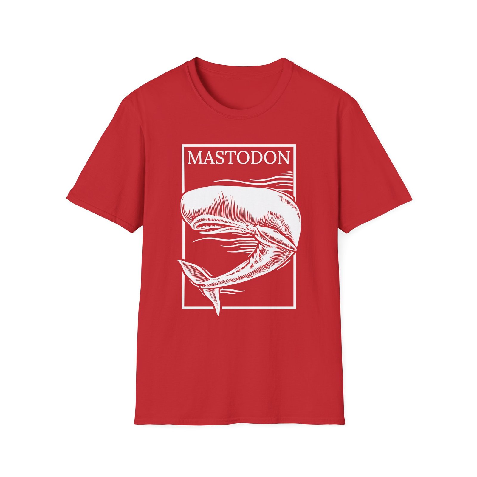 Mastodon White Whale Unisex Softstyle T-Shirt