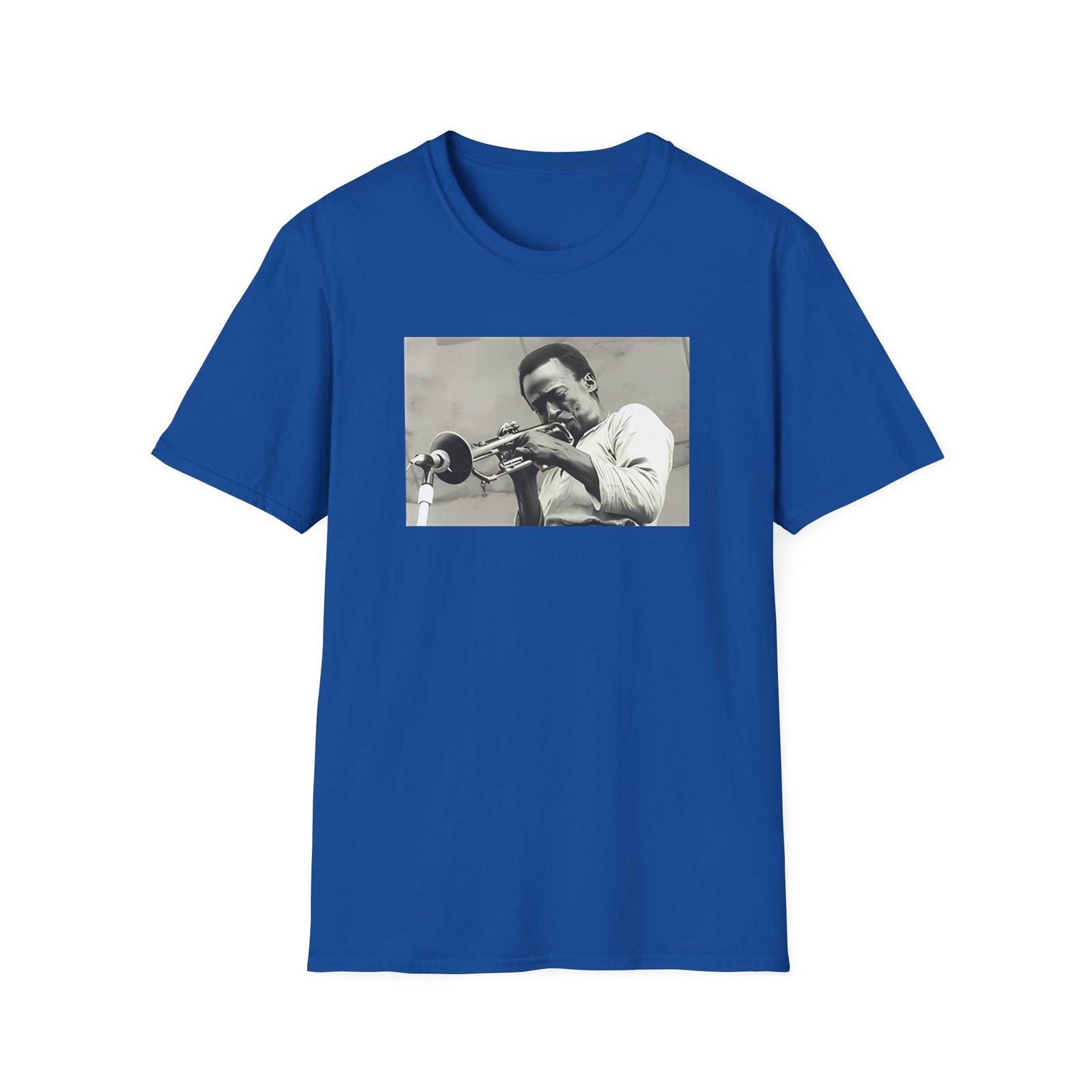 Miles Davis Central Park 1970 Unisex Softstyle T-Shirt