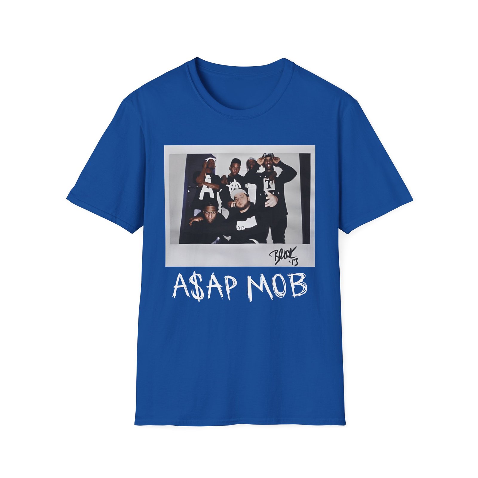 ASAP Rocky Mob Og 2015 Block 13 Unisex Softstyle T-Shirt