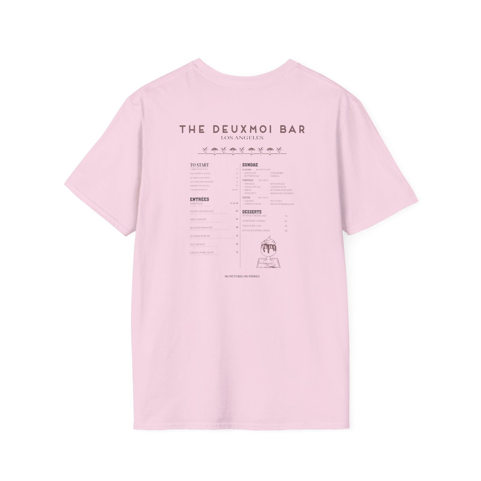 Deuxmoi Bar Unisex Softstyle T-Shirt