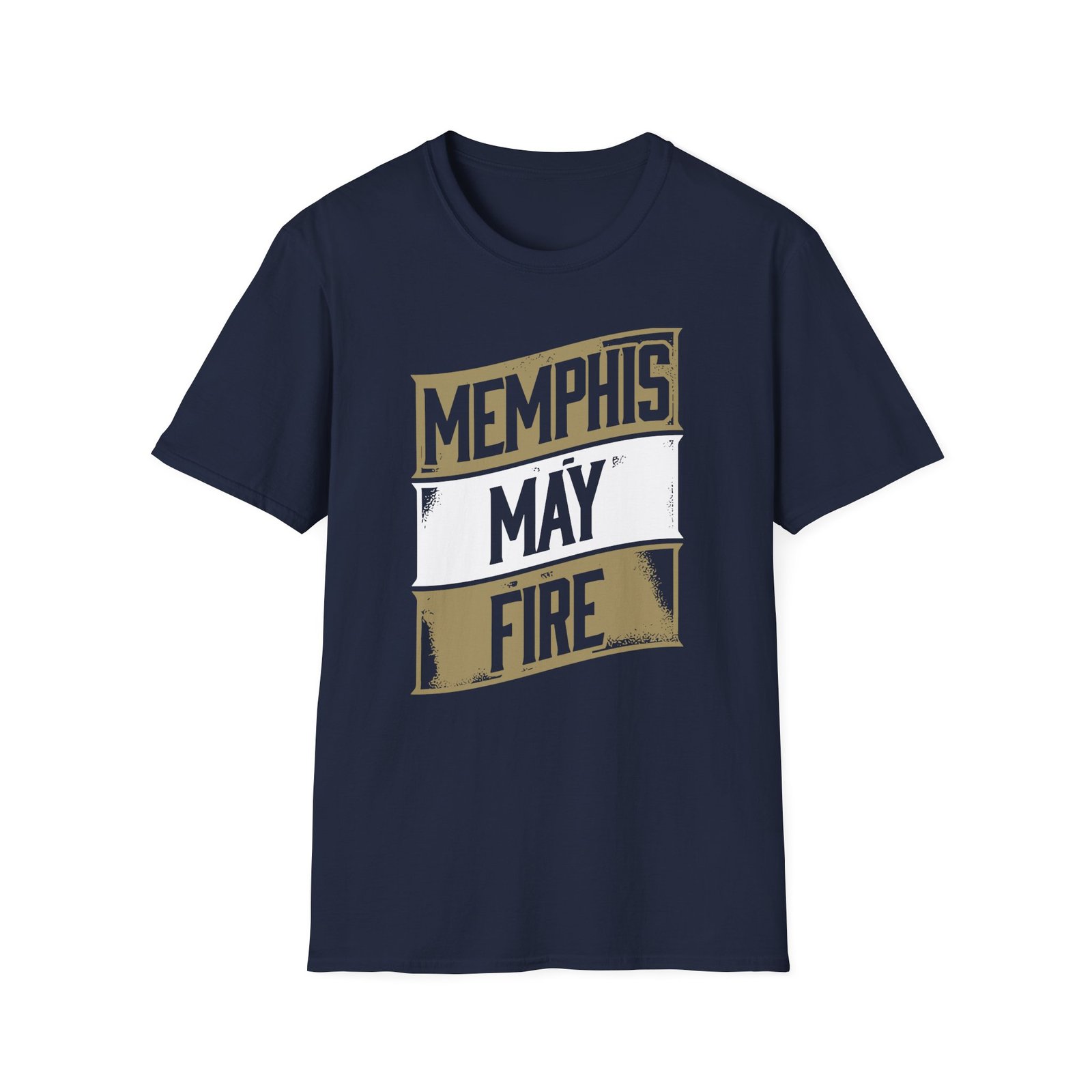 Memphis May Fire Stacked Logo Unisex Softstyle T-Shirt