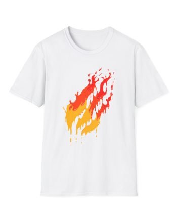 Preston Fire Drip Unisex Softstyle T-Shirt