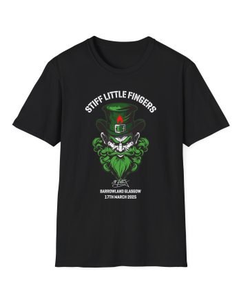 Stiff Little Fingers Barrowland 25 Unisex Softstyle T-Shirt