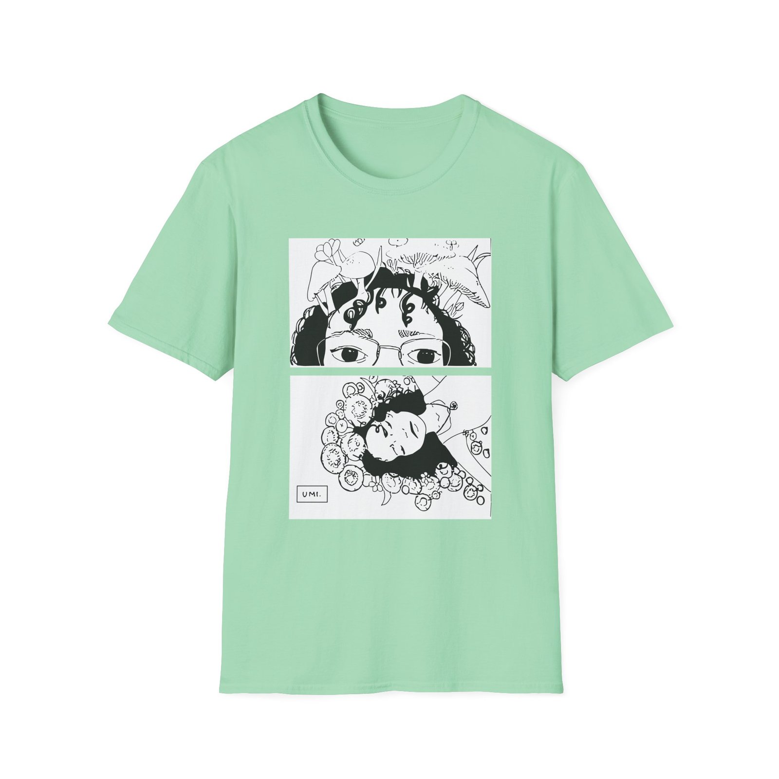Umi Drawing Unisex Softstyle T-Shirt