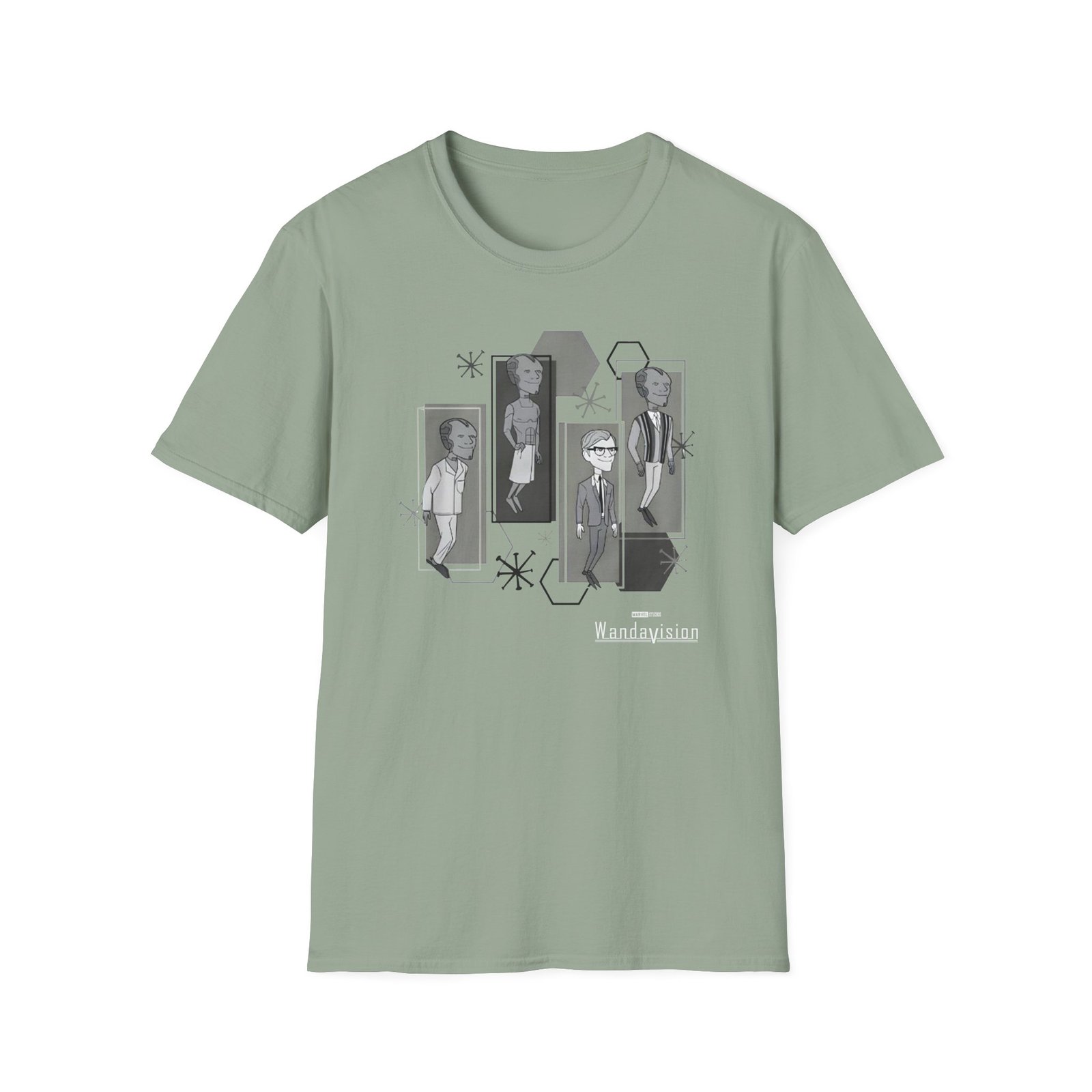 Wandavision Wardrobe Changes Unisex Softstyle T-Shirt