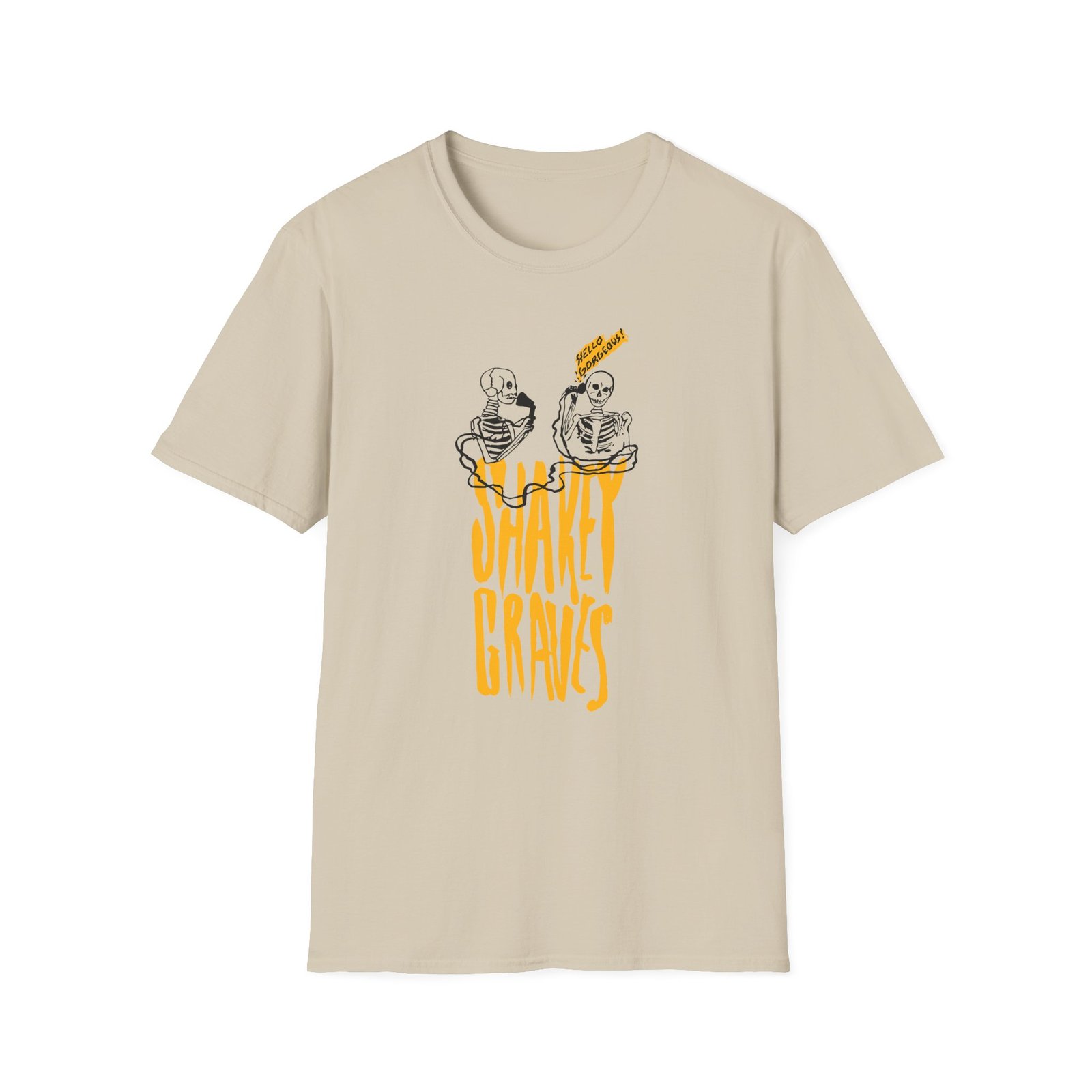 Shakey Graves Hello Gorgeous? Unisex Softstyle T-Shirt