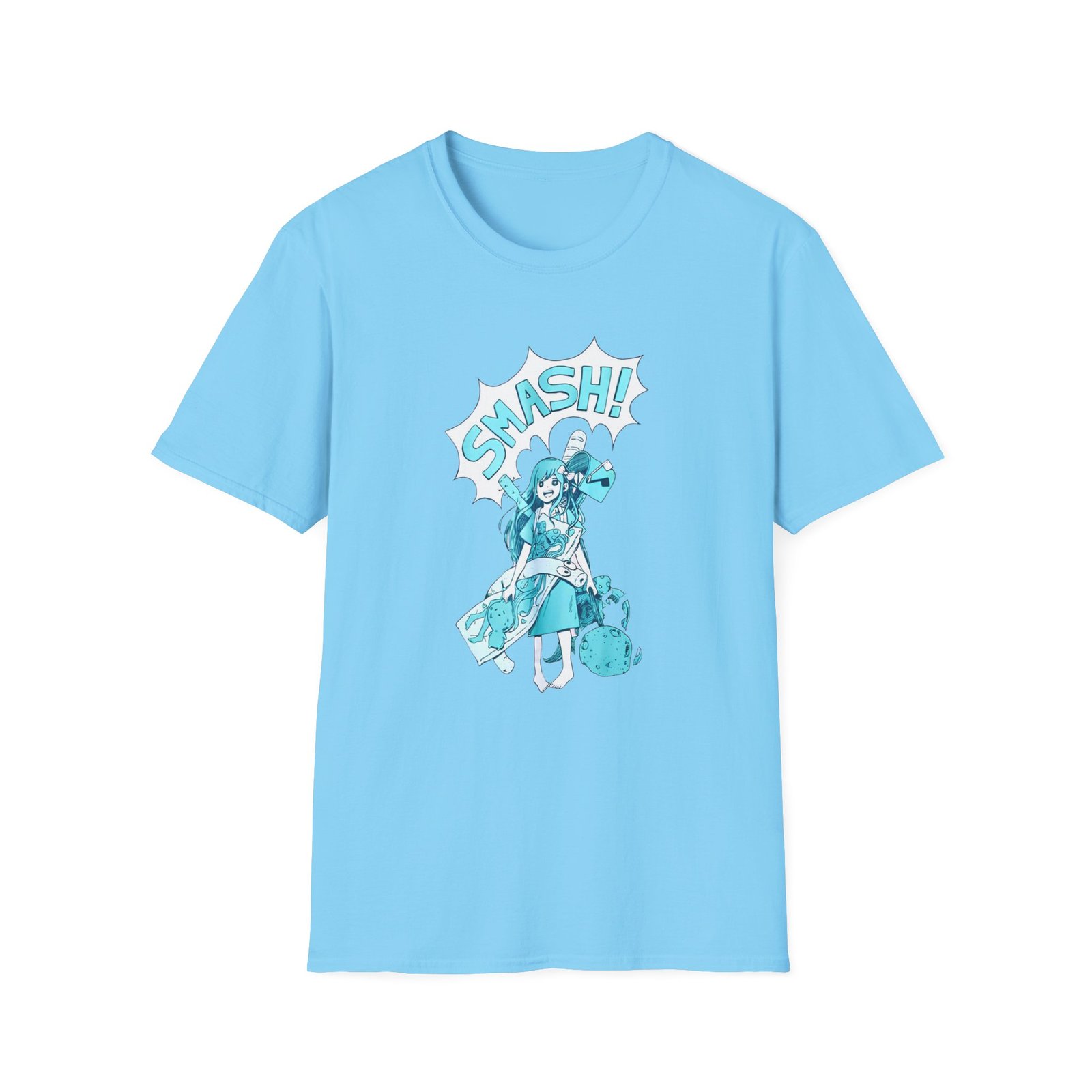Omori Aubrey Smash! Unisex Softstyle T-Shirt