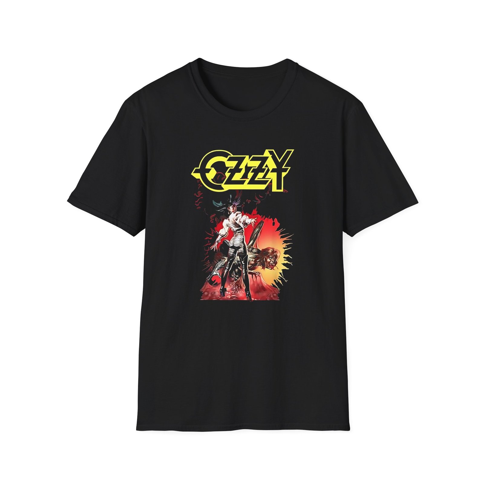 Ozzy Osbourne Ultimate Sunburst Vintage Unisex Softstyle T-Shirt
