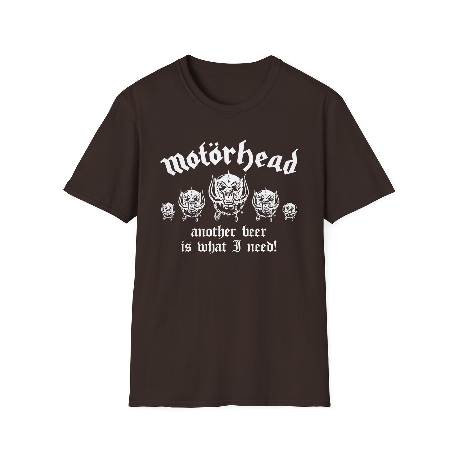 Motorhead Another Beer is What I Need Unisex Softstyle T-Shirt
