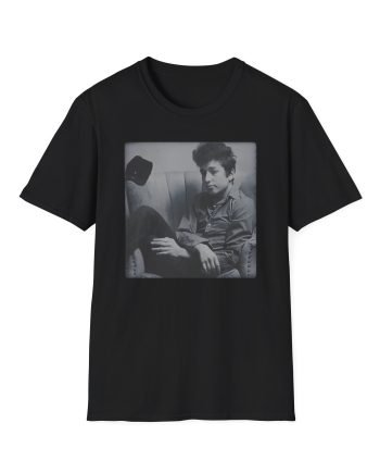 Bob Dylan Chair Portrait Unisex Softstyle T-Shirt
