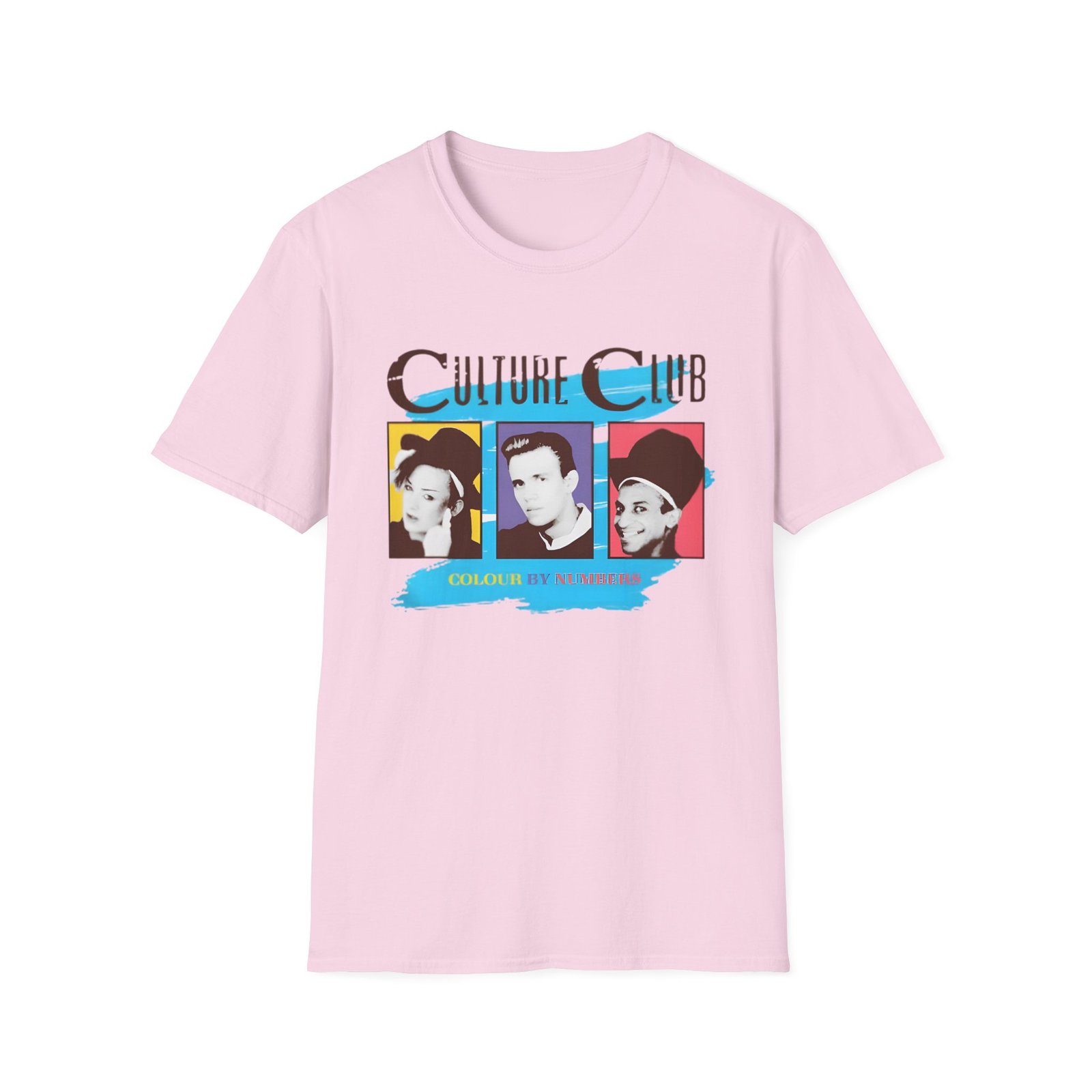 Boy George Colour By Numbers Unisex Softstyle T-Shirt