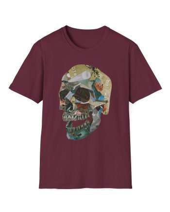 Hot Water Music Album Collage Skull Unisex Softstyle T-Shirt