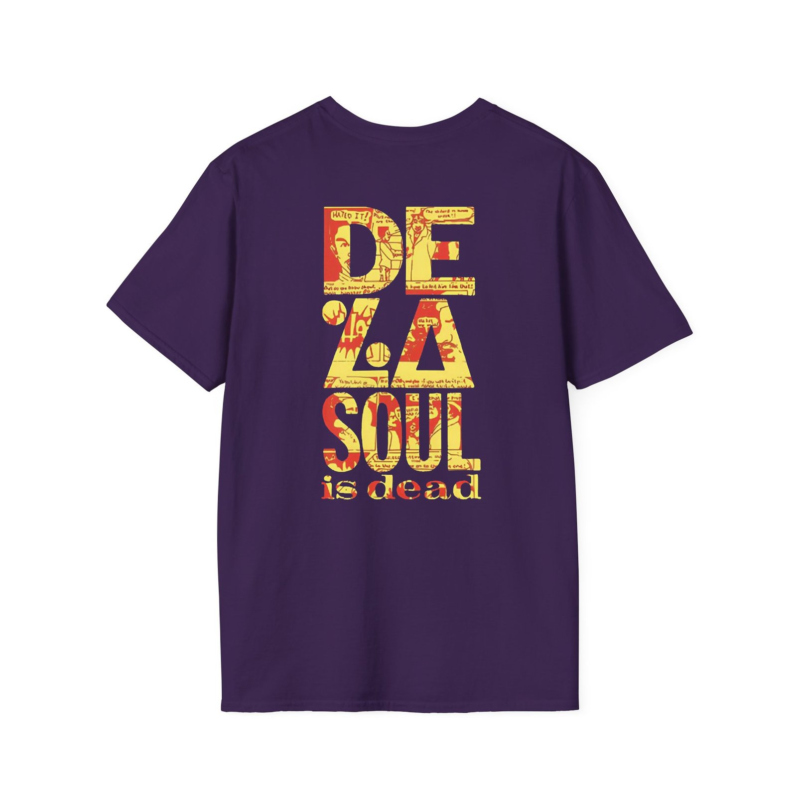 De La Soul Is Dead Collage Unisex Softstyle T-Shirt