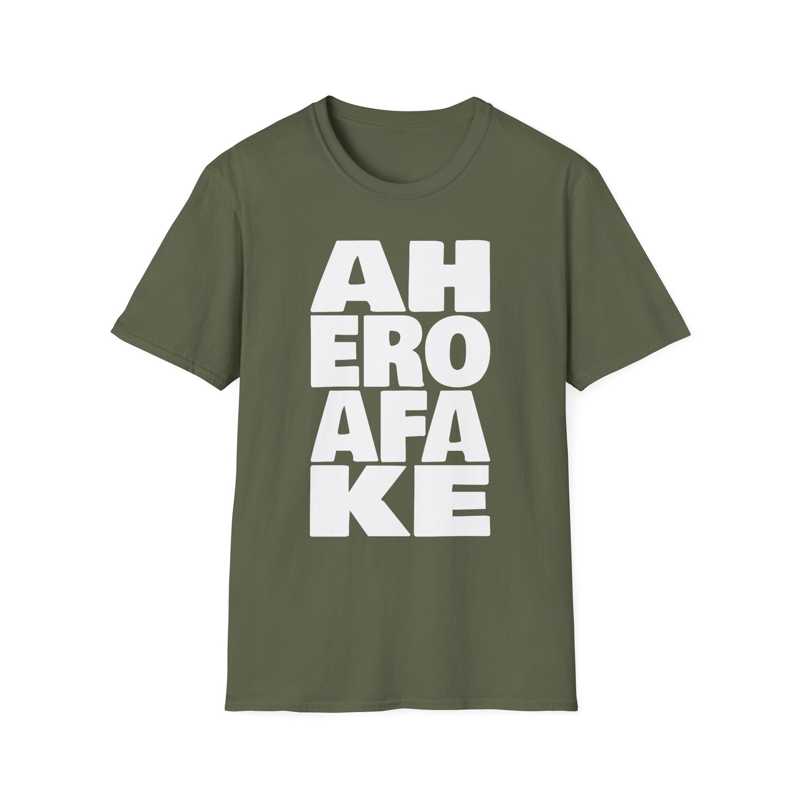 A Hero a Fake Unisex Softstyle T-Shirt