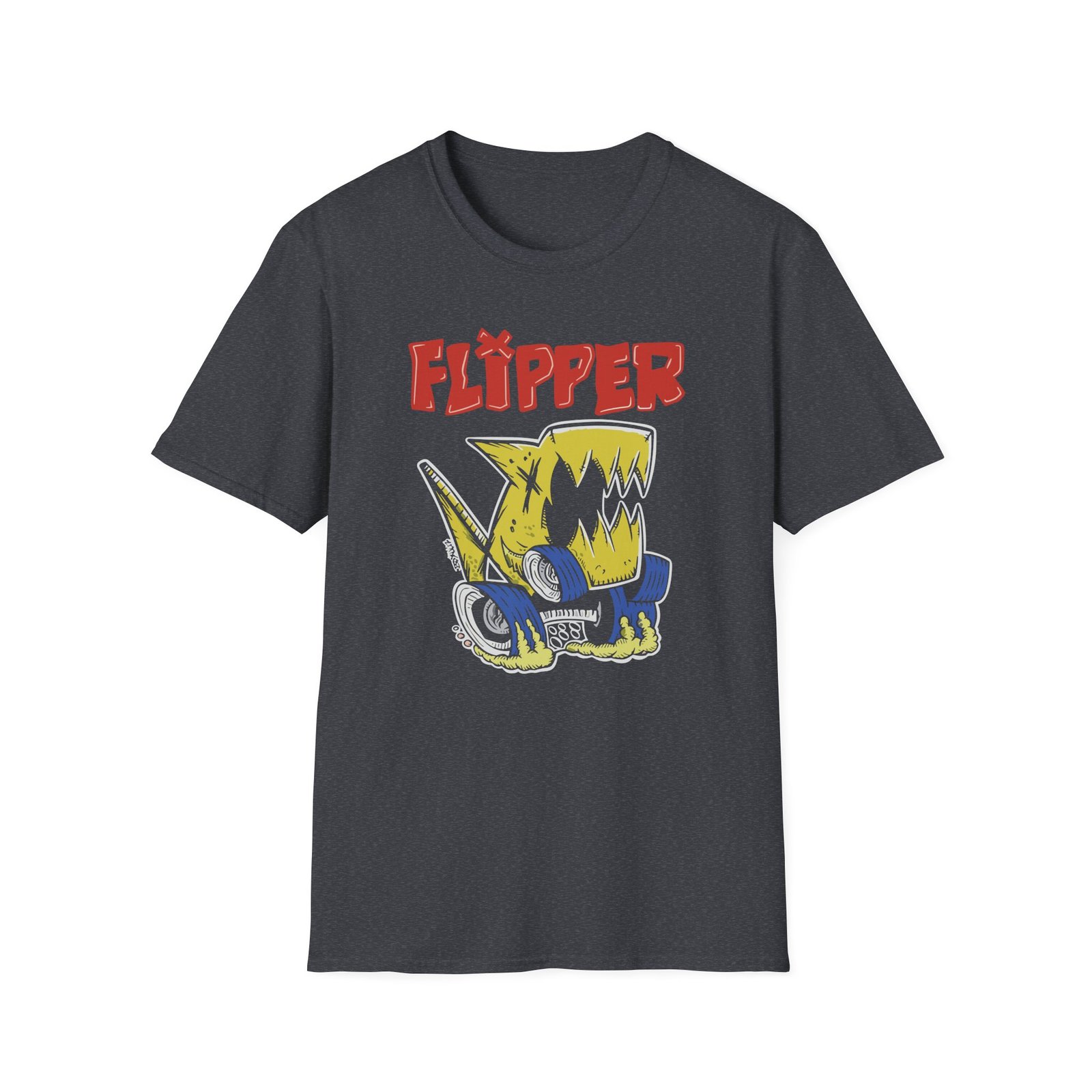 Flipper Monster Truck Unisex Softstyle T-Shirt