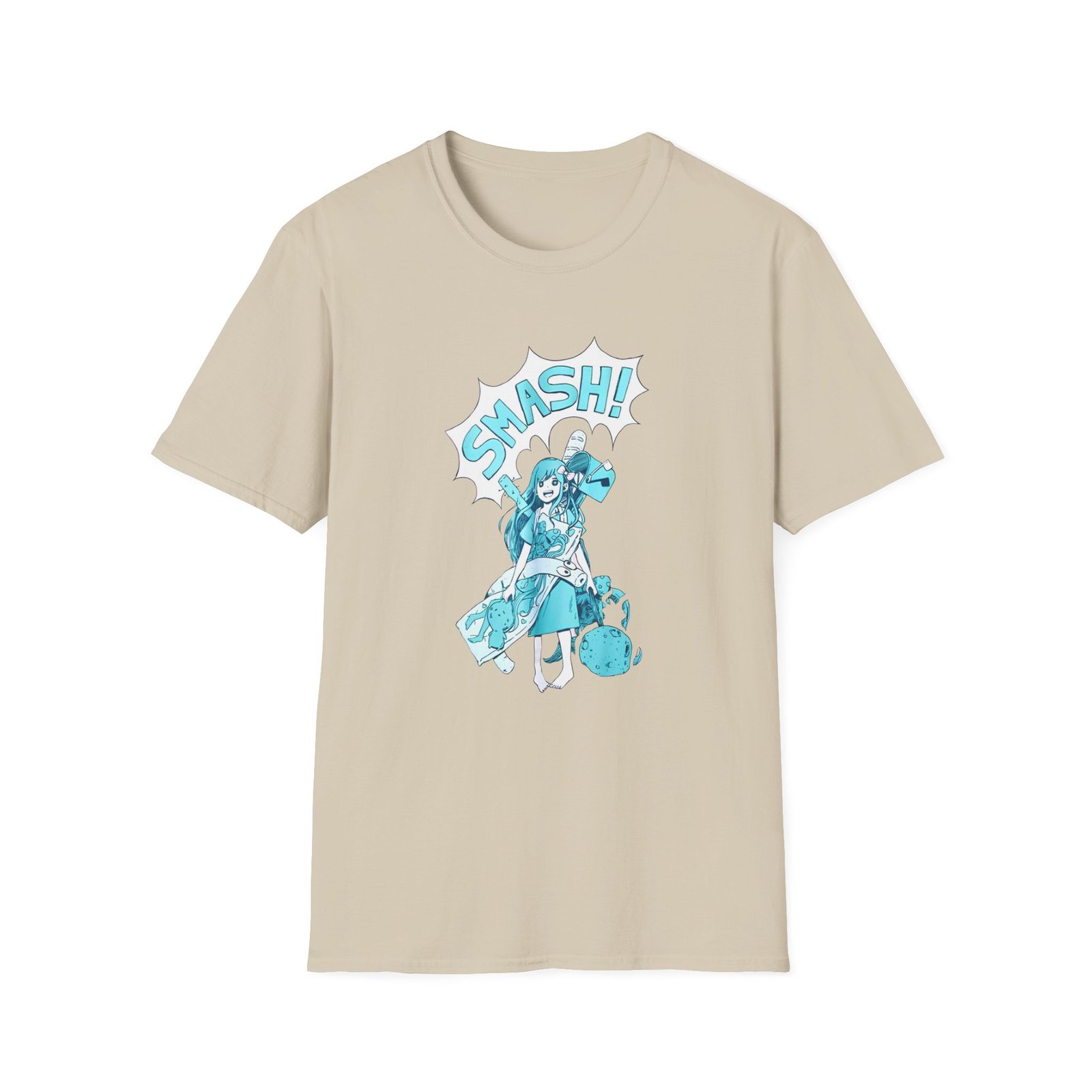 Omori Aubrey Smash! Unisex Softstyle T-Shirt