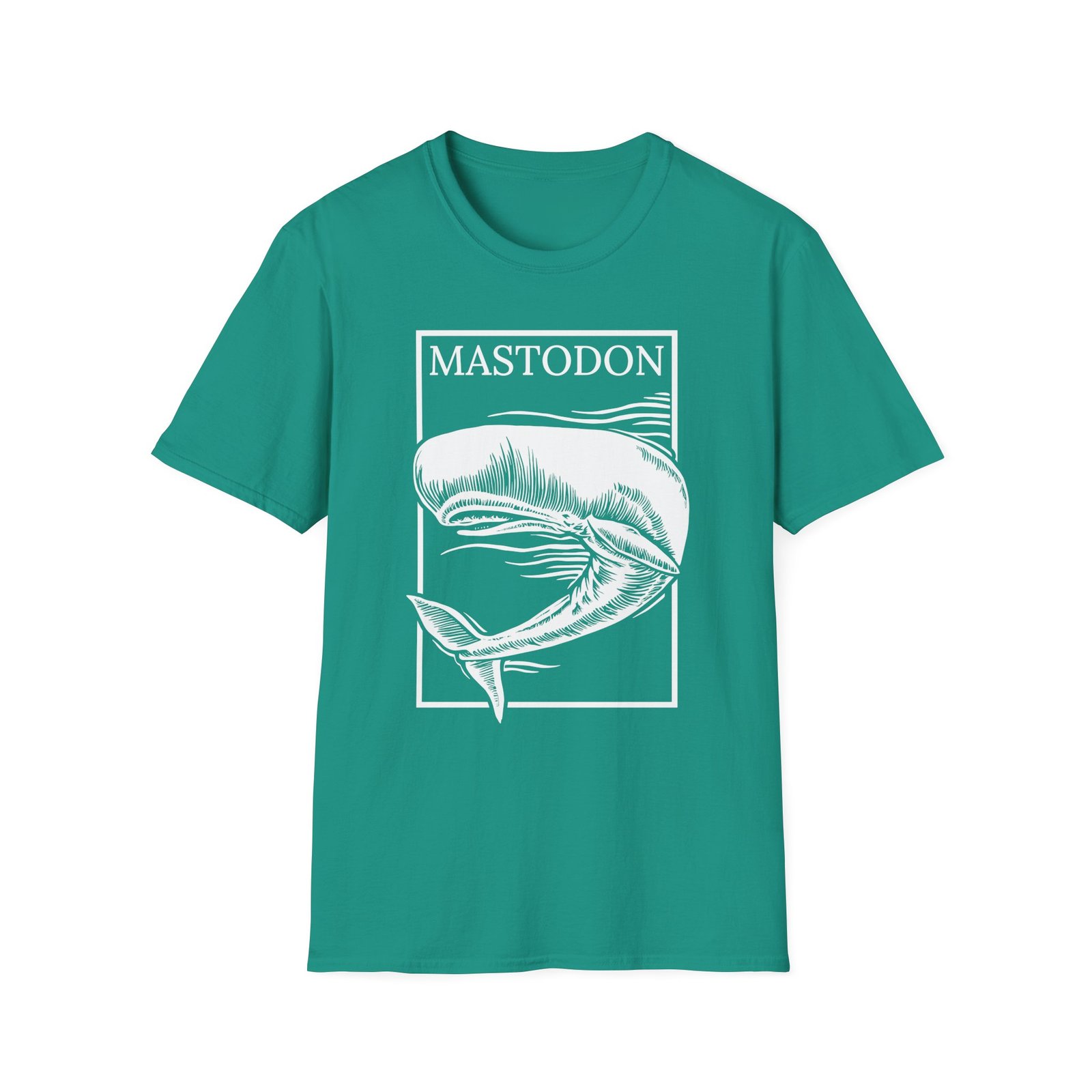 Mastodon White Whale Unisex Softstyle T-Shirt