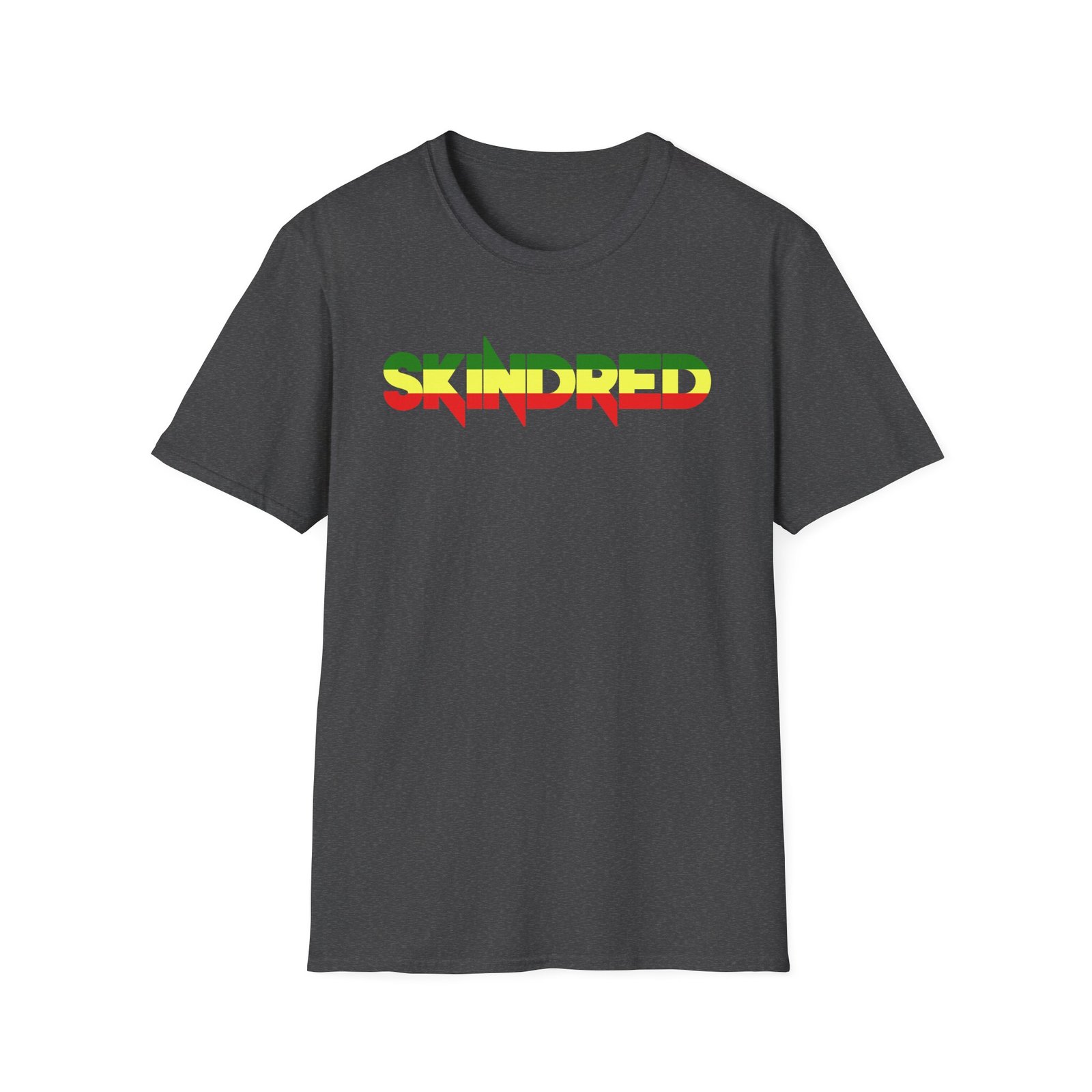 Skindred Rasta Logo Unisex Softstyle T-Shirt