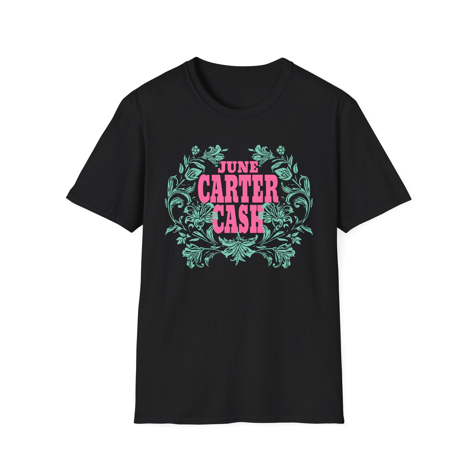 Johnny Cash June Carter Cash Logo Unisex Softstyle T-Shirt